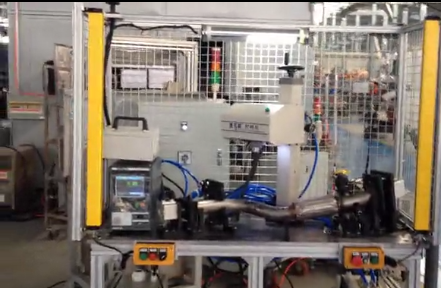 【現(xiàn)場(chǎng)視頻】馬瑞利汽車(chē)排氣管測(cè)漏工作站