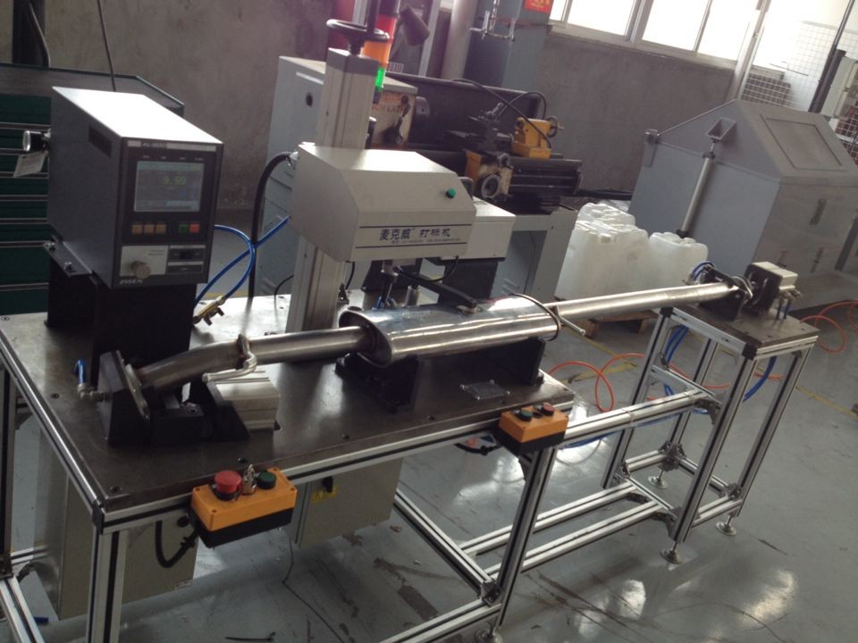 【現(xiàn)場(chǎng)圖片】馬瑞利汽車(chē)排氣管測(cè)漏工作站