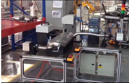 【現(xiàn)場(chǎng)視頻】馬瑞利汽車(chē)排氣管測(cè)漏工作站